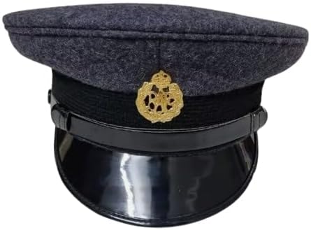 WW2 RAF/RCAF/RNZAF/RSAAF Officers Peak Cap, Gray Wool