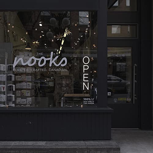 Hineon Vertical Neon Open Sign, 26Inx5In Vertical Led Open Sign For Business, Bar, Shop Windows, Restaurant Storefront, Direct Plugin W/ 12V Adapter & Remote Control W/ 6 Modes (White) #TOP3