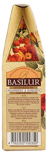 Basilur Magic Fruits Raspberry And Rosehip Black Leaf Tea -100G #TOP2