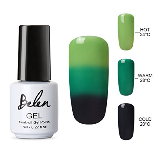 Belen Thermal Temperature Color Changing Gel Nail Polish Soak Off UV LED Nail Lacquer 4214