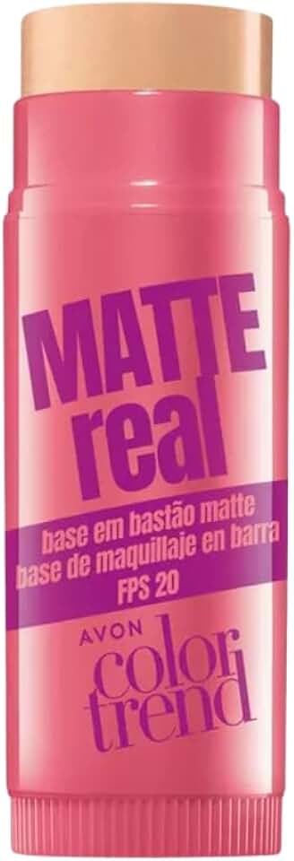 Base em Bastão Matte Real Avon Color Trend - Escolha a sua cor (COR NOVA 140Q)
