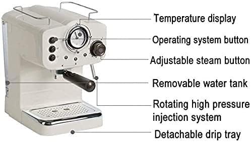 Cafetera Semi Automática con Espumador de Leche, 1.25L y 15 Bar miniatura 7