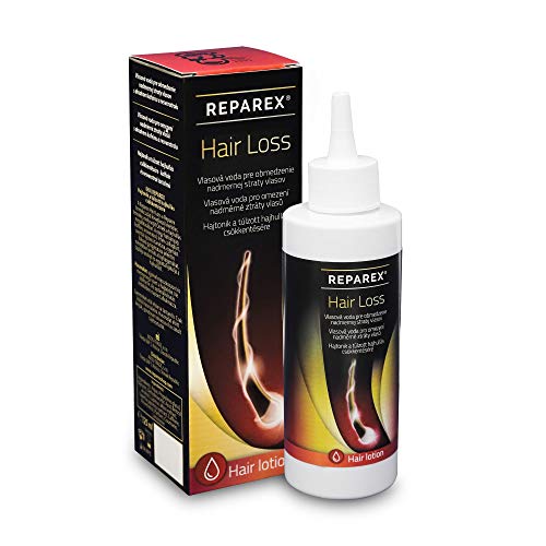 REPAREX contre la perte de cheveux - Traitement naturel contre la perte de cheveux - Cheveux plus épais, plus épais et plus souples - Contient de la swertia, de la caféine, du restauratrol - 125 ml Cover