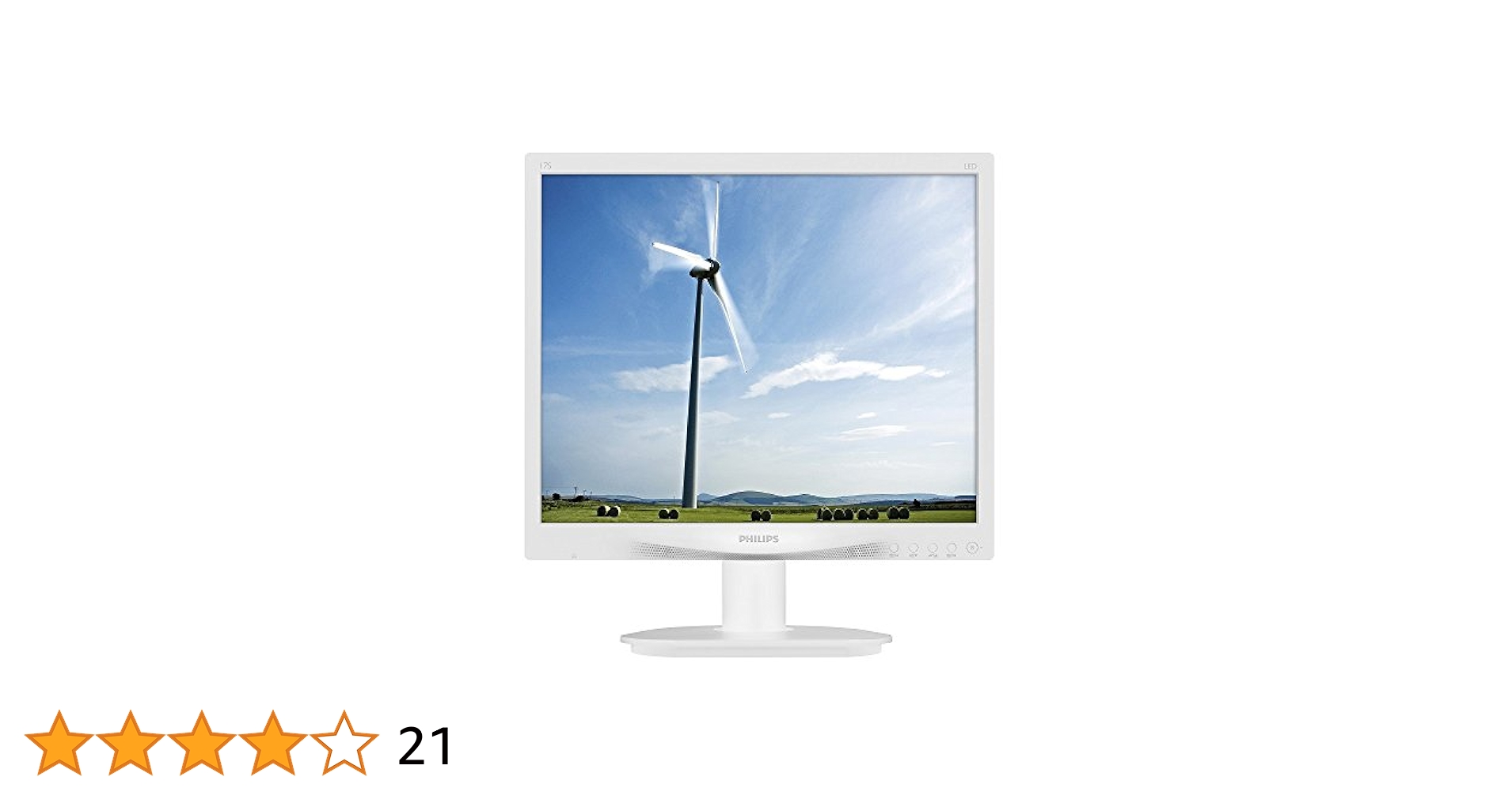 フィリップス　Philips LCDモニター ホワイト　17S4LAW11 新品 Brilliance 液晶モニター、LED バックライト 17S4LAB/11 | Philips