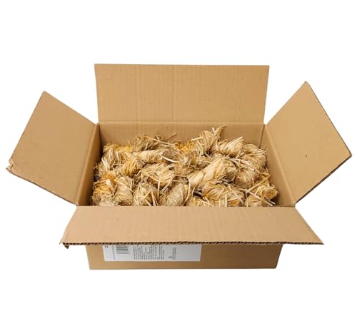 OPIROS Accendifuoco Ecologico In Riccioli Lana Di Legno pz.96 Per Accendere Barbecue Camini Stufe Carbone E Legna