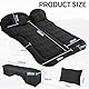 SWAWIS Auto Luftmatratze Auto Matratze SUV Autobett Matratze Camping Luftmatratze Auto Matratze Kofferraum mit Pumpe Dickere Rücksitz Luftmatratze Kissen Für Auto Camping, Schwarz