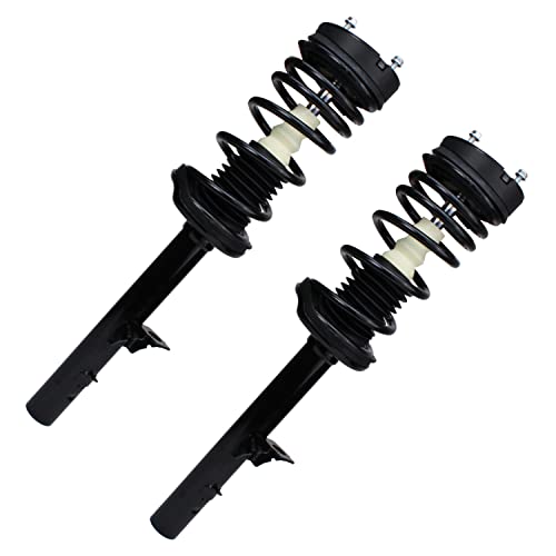 Image of Detroit Axle - Pair Rear Struts for 1998-2004 Dodge Intrepid Chrysler Concorde Intrepid 1999-2004 300M 1999-2001 LHS 2 Ready Struts w /Coil Spring Assembly Replacement Suspension