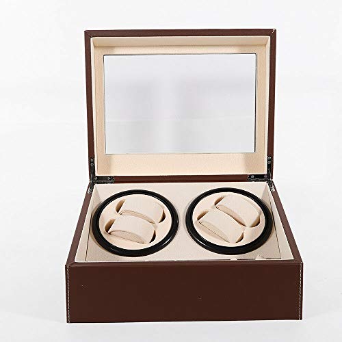 Boîte de remontoir automatique pour montres - 4 + 6 montres - Avec moteur silencieux - Pour toutes les montres automatiques Cover