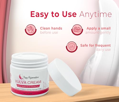 Image of Vagy Rejuvenation Vulva Cream - Hydrating Vulva Moisture Cream for Women - Soothes Vaginal Itch, Alleviates Vaginal Dryness - Natural Vagina Moisturizer with Sea Buckthorn & Hyaluronic Acid