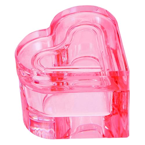 Plato para uñas de acrílico en forma de corazón miniatura 7
