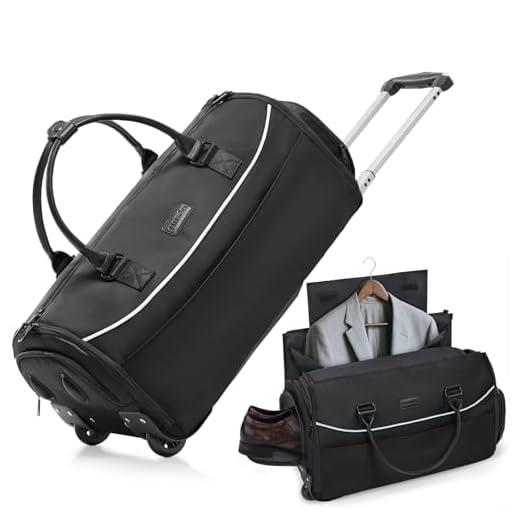Fanwoli 3-in-1 Rolling Garment Bag