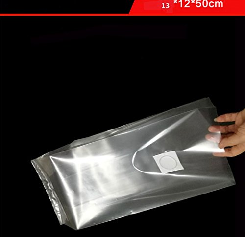 SUCOHANS 100 Count Mushroom Grow Bags Farm Mushroom Spawn Sealable Spawn Myco Bags, Medium Size 5" X 5" X 19",0.2 Micron Filter, 2.5 Mil Polypropylene,for Substrate Autoclavable - Thumbnail 3