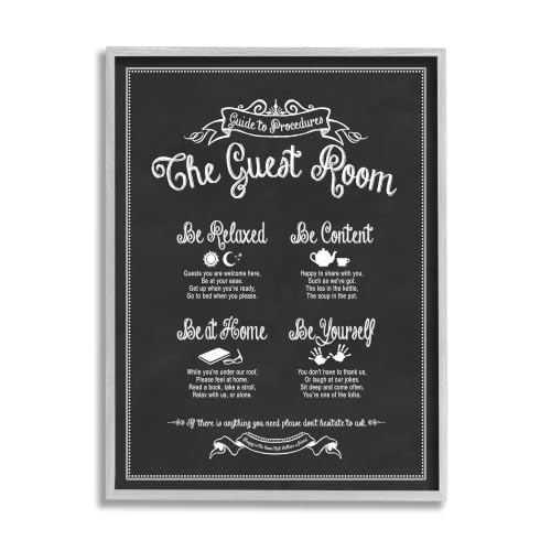'The Guest Room Guide'| Framed Giclee Art