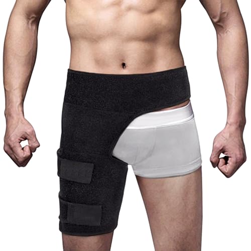 Daconovo Correia para virilha de perna de fitness Prevenção de tensão muscular Cinto de suporte para