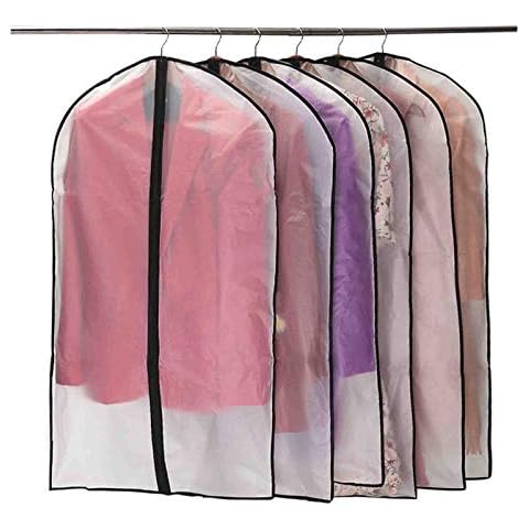 Niviy Dustproof Clothes Covers with Zip Cover