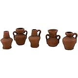 anfore in terracotta Generico Set 5 Anfore Cm 2,5 P-a6371