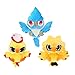 changshuo Stofftier 3pcs 30cm New Anime Movie Kuscheltiere Articuno Lightning Zapdos Flaming Moltres Vogel Plüsch Puppe Figur Soft Toys Geschenk