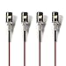 CZC AUTO 4PCS License Plate Light, License Tag Screw Bolt Lamp, 12V White LED Bulb, Waterproof/Rainproof, Black Aluminium Light Holder, Legal for Car Motorcycle Truck RV ATV Bike