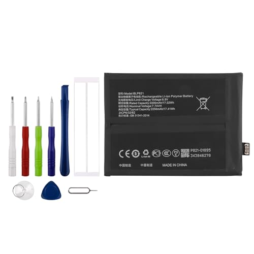 Vvsialeek BLP821 Battery for OnePlus 9 LE2113/LE2117/LE2115