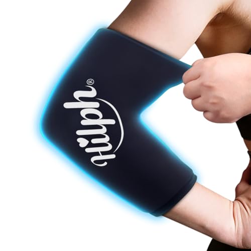 Hilph Almohadillas de Refrigeración para Codos, Rodillas, Compresas de Calor y Terapia de Frío, Mangas de Codo de Tenis, Compresas Coolpack, Almohadillas de Refrigeración Reutilizables - M