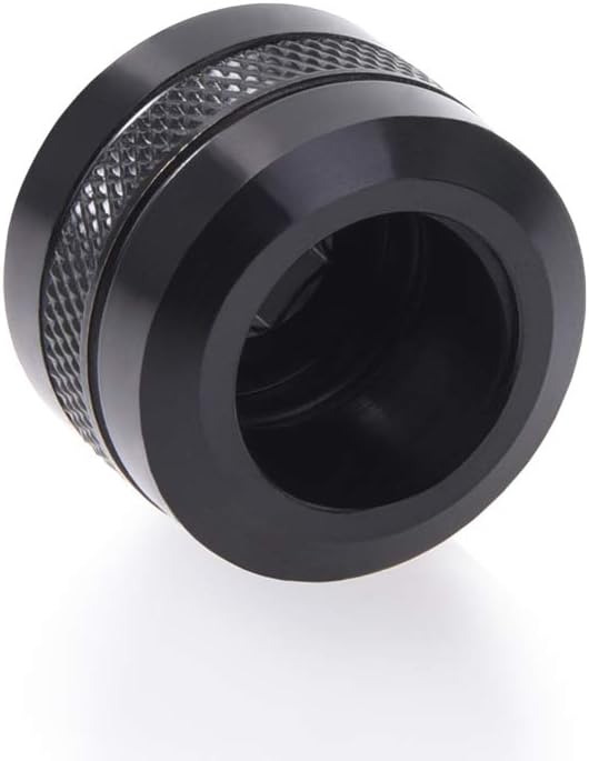 Alphacool Eiszapfen PRO HardTube G1/4" Fitting, 16mm OD, Deep Black, 6-Pack