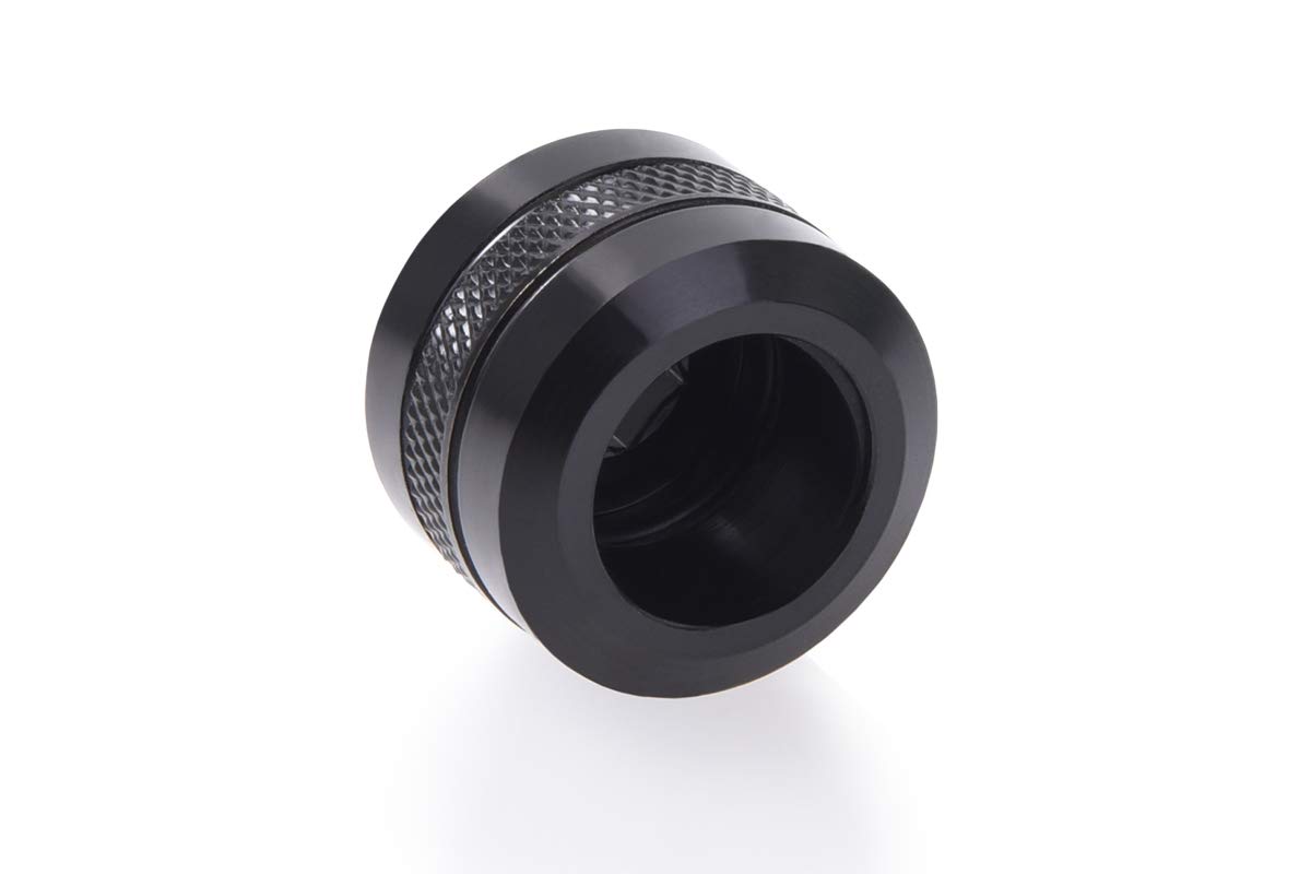 Alphacool Eiszapfen PRO HardTube G1/4" Fitting, 16mm OD, Deep Black
