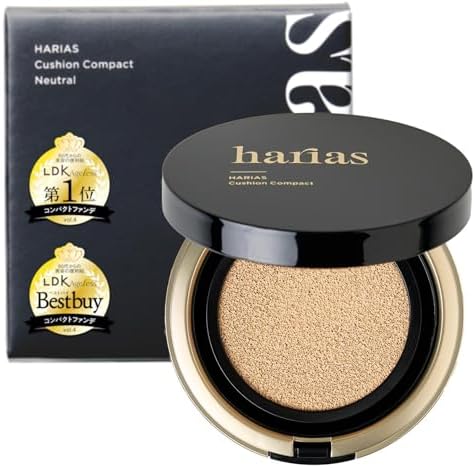 （17:00時点） HARIAS ハリアス (公式) クッションファンデーション クッションファンデ SPF50+ ナイアシンアミド 医薬部外品 美容液 ファンデーション 人気ランキング (オークル)