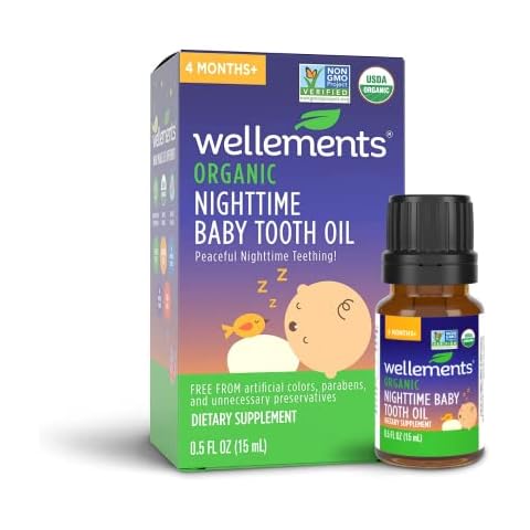 Wellements Organic Nighttime Baby Tooth Oil Cover