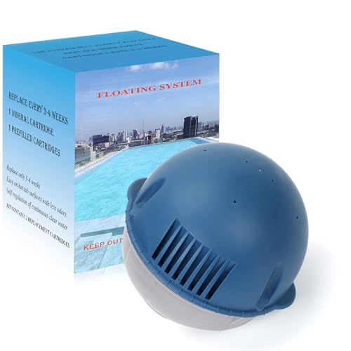 Hot Tub Floating System Mineral Cartridge + Replacement Prefilled Cartridge 1-Pack Compatible with Frog Ease Floating System Water Treatment Smart Self-Regulating