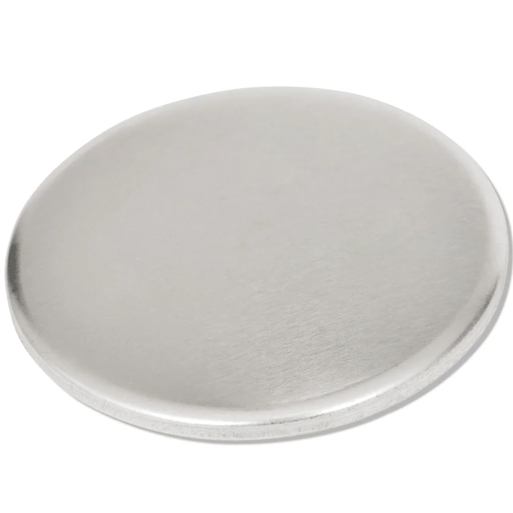 Set mit runden Anstecknadeln, 500 Stück, 58 mm (Silber, 25 mm)