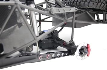 Rear Suspension Damper Travel Limit Straps 108mm for Traxxas 1/7 UDR Derser Racer - Silver
