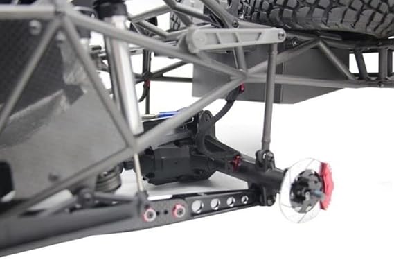 Rear Suspension Damper Travel Limit Straps 108mm for Traxxas 1/7 UDR Derser Racer - Silver