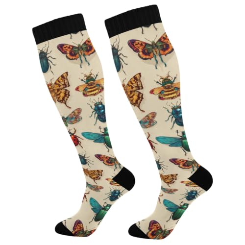 Image of Fisyme Socks for Women Men Warm Comfort Athletic Crew Running Hiking Cycling Compression Socks