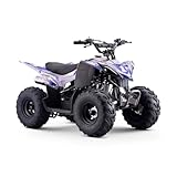 Quad à essence 110 cc, couleur bleu, automatique, Quad enfant Roan Dakar + 7 ans