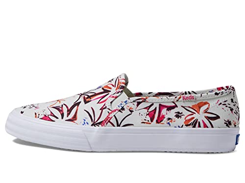 Image of Keds Womens Double Decker Canvas Slip On Sneakers Shoes Casual - Black