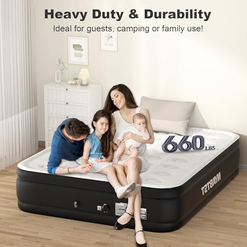 Nyabtst Air Mattress Queen with Built in Pump - 16 Inch Sturdy Blow Up Mattress - 3 Minutes Inflatable Mattress for Home or Camping - Air Bed Max Weight Capacity 660 lbs by Nyabtst - Image 5