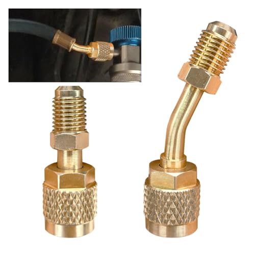 Adaptador R410A recto y angulado para Mini Split 5/16" a 1/4" miniatura 1