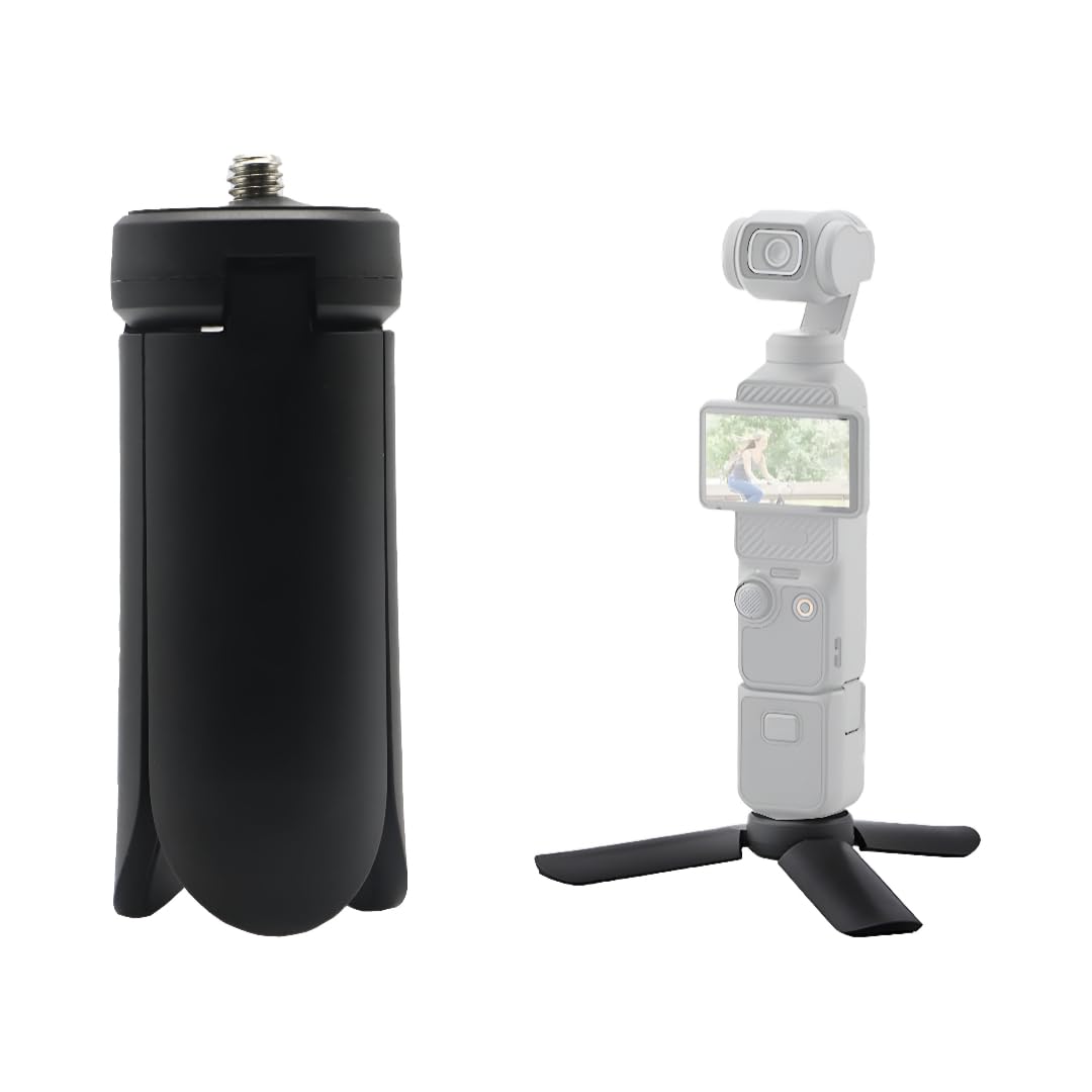 Compatiable for DJI Osmo Pocket 3, Mini Tripod with a 1/4″-20 Screw for Expansion,Compatibility: Osmo Pocket 3, Grey (B0D45XVDBP) Amazon Price History, Amazon Price Tracker