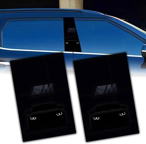 Image of Premium Car Pillar Self-Adhesive Printed Vinyl Sticker, Cool Boy Design, Vehicle Exterior Decor DIY Decal Accessory (K)