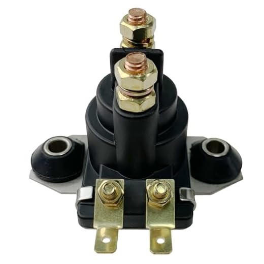 Solenoid Relay Compatible with Mercury Marine Mercury 4 Terminal 20HP 25HP 40HP 45HP 50HP 55HP 60HP 65HP 70HP 80HP 90HP 89-818997A1 89-850188t1 89-850187T1 89-818999A2 65W-81941-00-00
