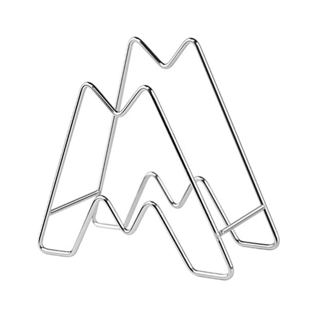QUILSTM Kitchen Gadget Kitchen Organizer Rack Rest Pot Lid Holder Sturdy Elegant Drying Stand Essential For Cooking Pot Lid Holders Chopping Boards Organizer