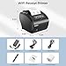 MUNBYN WiFi Receipt Printer with USB Port, 80mm WiFi POS Printer Works with Mac Windows Chromebook Linux Cash Drawer, No Support for Square, Zettle, Shopify, Kyte, Bluetooth or 5G Wi-Fi