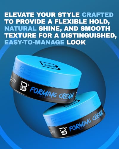 L3 - Level 3 Forming Cream - Natural Look Hairstyle - Improves Volume - No Stickiness - Level Three Hair Cream (1)