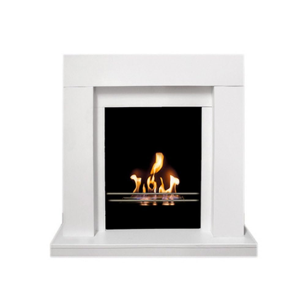 1 PZ BIOCAMINO DA PAVIMENTO CAMOGLI Bianco 2,0 kw NextradeItalia Mod.FERX.DIAREX-VBACA-BI