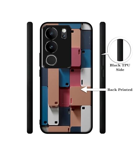 Image of Mobile Cover Design Premium 2D Printed Metal Back Case Cover for Vivo V29 5G / V29 Pro 5G