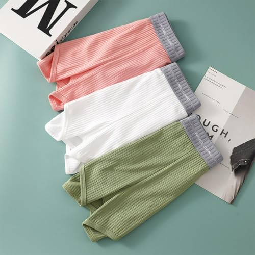 Mens Ribbed Cotton Boxer Underwear Split Side Gym Running Active Shorts3