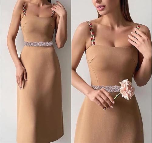 Rfmfkkg Women Rhinestoness Bridal Wedding Dress Belt Handmade Sash Accessories Evening Gown Waistband3