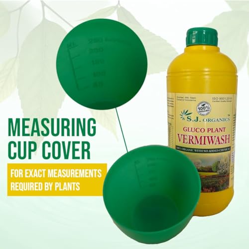 Image of SJ ORGANICS COMBOPACK BLACK GOLD VERMICOMPOST 1KG AND VERMIWASH 900ML I KECHUA KHAAD & VERMIWASHI LABORATORY TESTED GOVT LICENSED BIOFERTILLIZER POWDER & VERMIWASHI