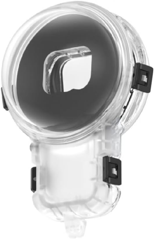 Premium Invisible Dive Housing Case for Insta360 X5, Waterproof Up to 60M/197ft Invisible Underwater Photography Housing, X5 Protective Cover Shell with Bracket Accessories