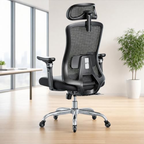Image of HUANUO Ergonomic Office Chair with 6D Armrests and Adjustable Seat Depth
